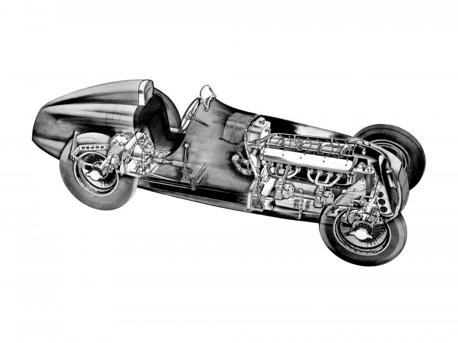  Mercedes-Benz Formula Racing Car 1934 года  (фото 4 из 6)